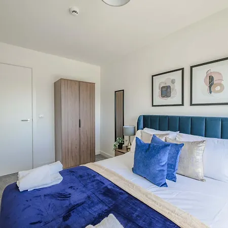 Apartment Modern & Stylish 2 Bed Flat In Birmingham